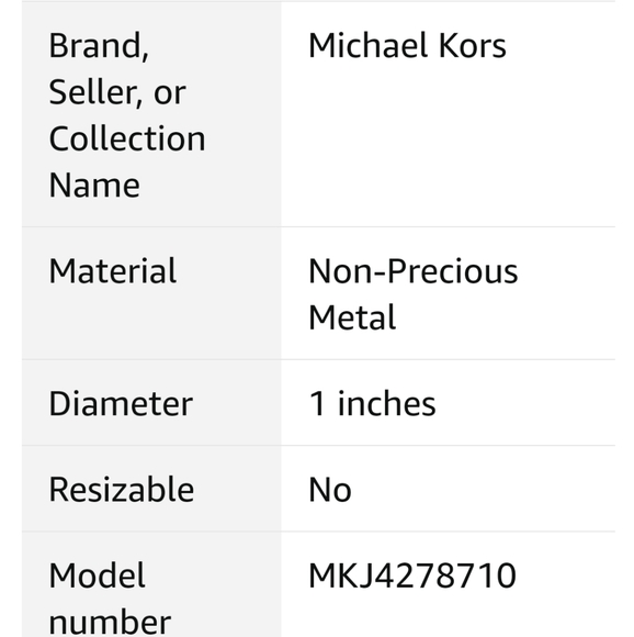 SOLD SANDRA/MICHAEL KORS EARRINGS LOGO FILIGREE. - Picture 10 of 11